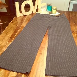Low Rise Pin Stripe Slacks